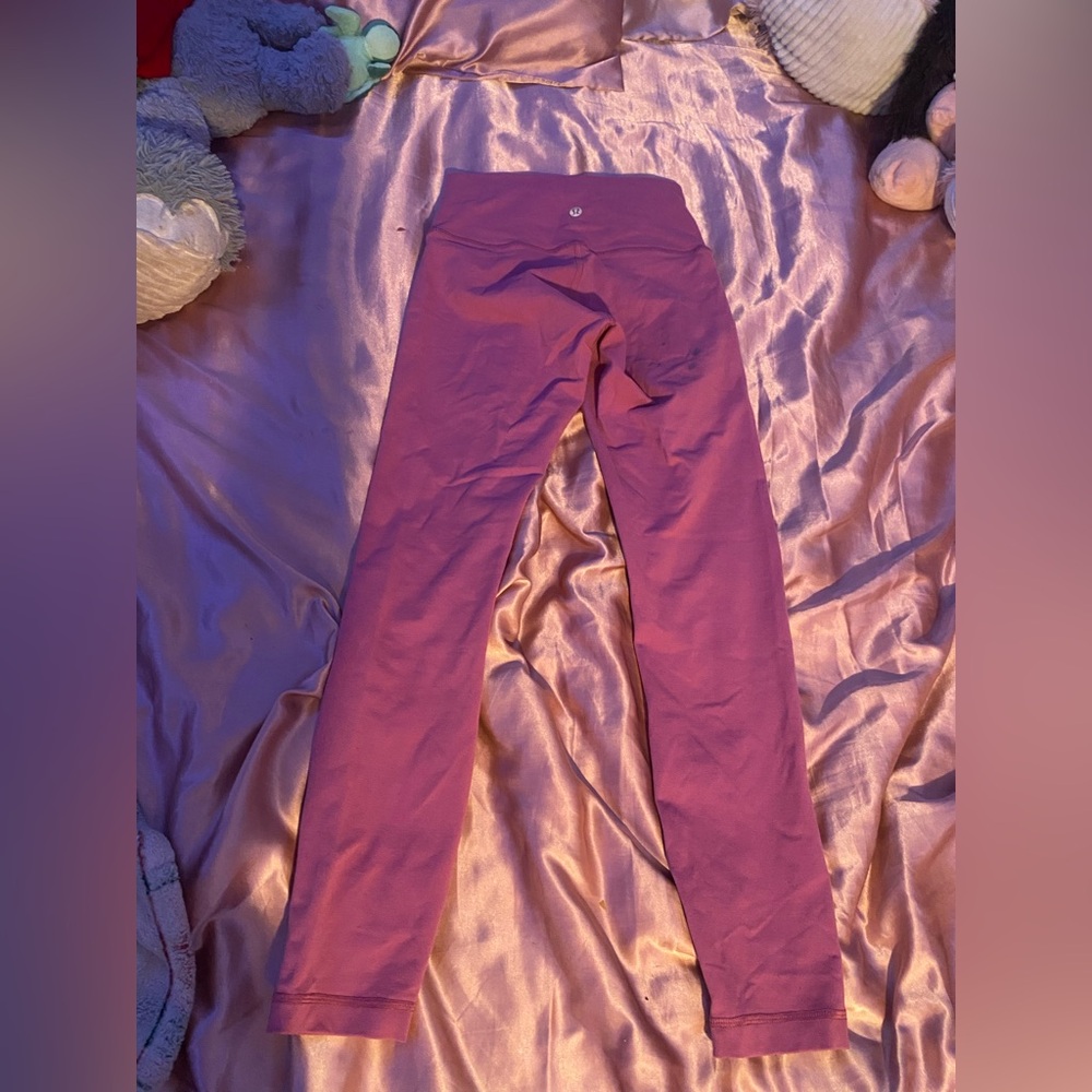 pink lululemon leggings